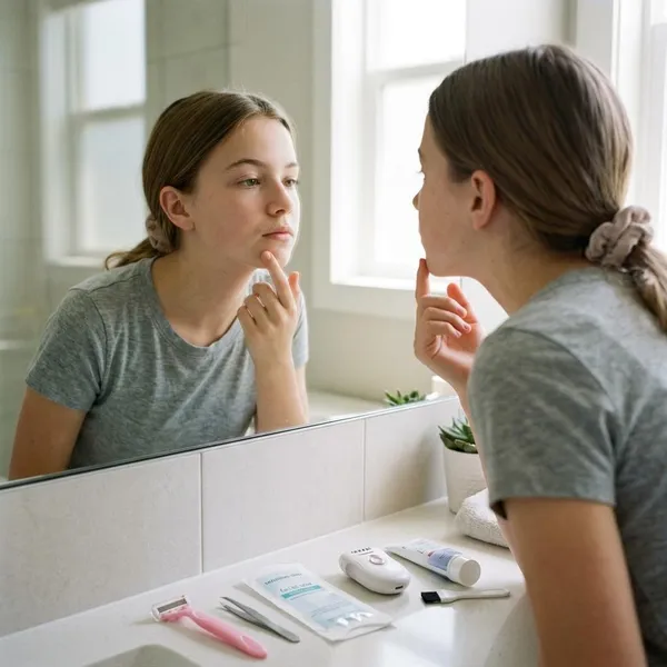 best way to remove facial hair on teenager