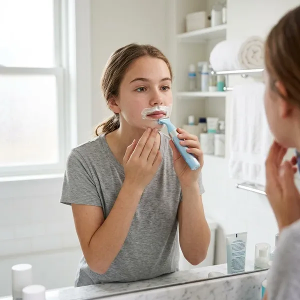 How to shave facial hair safely as a teenager