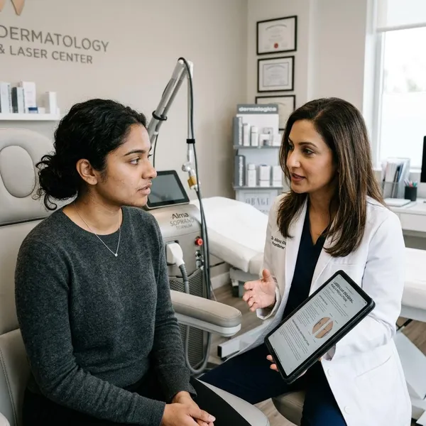 How to lower the risk before facial laser