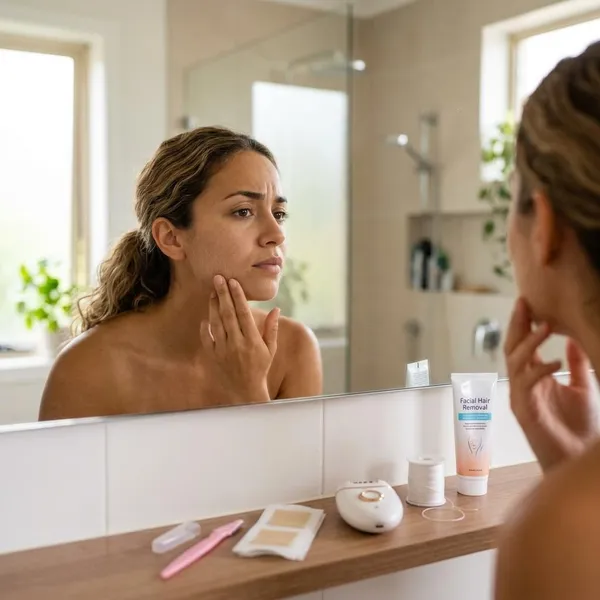 cheek hair removal