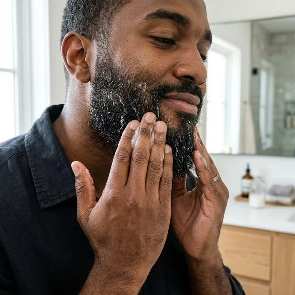 Why does facial hair become coarse?