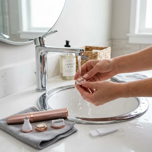 How to use the Conture hair remover