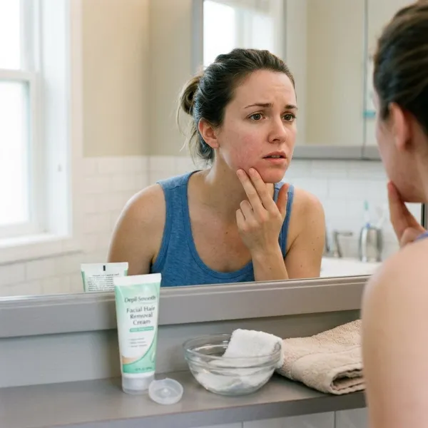 What to do if the cream burns or stings