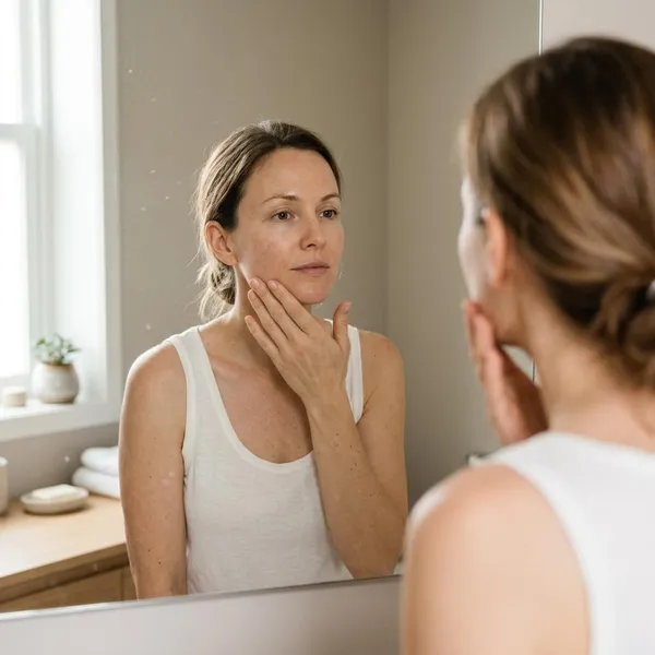 When should you ask a doctor about new facial hair?