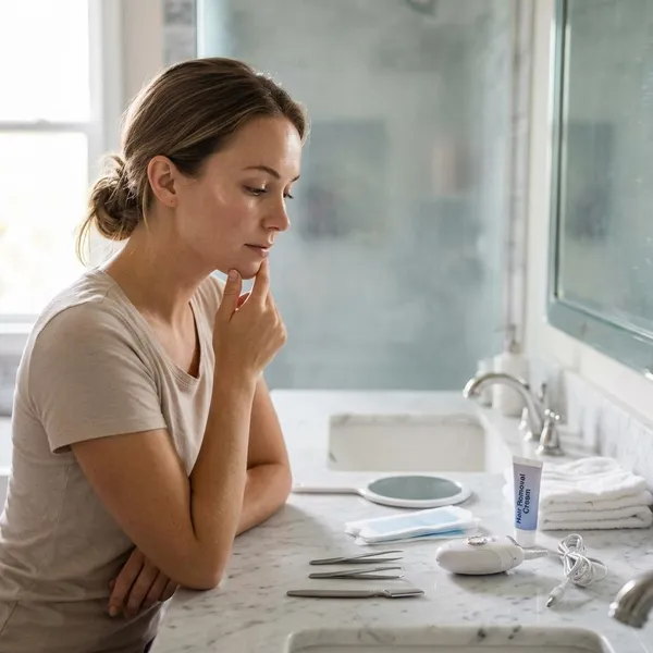 Professional facial hair removal options