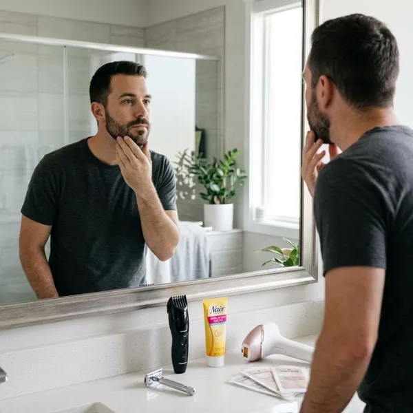 facial hair removal for men