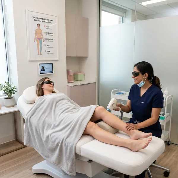 Why does laser hair removal take multiple treatments?