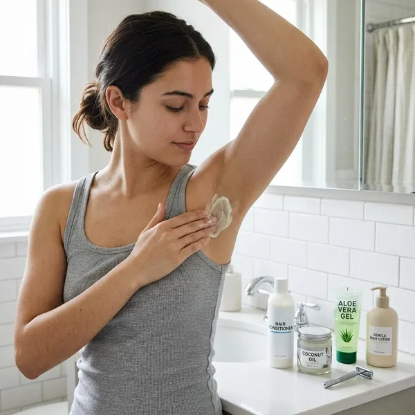 how to shave your underarms without shaving cream