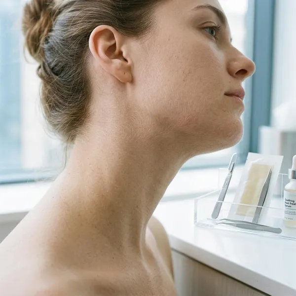 When should neck hair changes be checked?