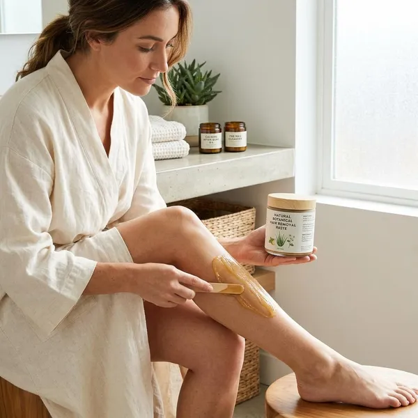 Which natural hair removal product fits each body area?